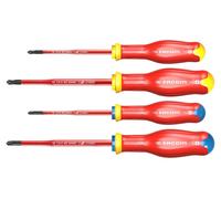 FACOM Jeu de 4 tournevis PROTWIST BORNEO pour empreintes mixtes