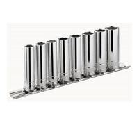 Facom - Jeu de 8 douilles longues 6 pans 1/4" Rack - RL.40E