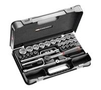 Coffret douilles FACOM 1/2 - 6 pans métriques - 30 pièces - S.161-5P6"