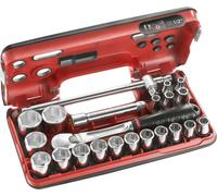 Facom Jeu de clés à douille métrique 1/2\ (12.5 mm) 22 pièces SL.DBOX4