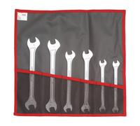 Facom Jeu de clés à fourches Facom métriques extra fines, en trousse, 6 pcs. Quantité:1
