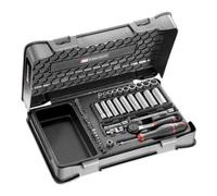 Facom Coffret cliquet et douilles longues R.2BLPB 1/4'' 6 pans - 46 pièces