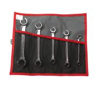 Facom Jeu de clés à tuyauter Facom, biseautées à 15°, en trousse, 5 pcs Quantité:1