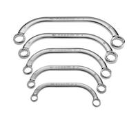 Facom Jeu de clés polygonales métriques Facom demi-lune dans une boîte, 5 pcs. Quantité:1