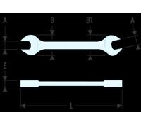 Facom Maulschluessel "Serie 44" 13x17 mm