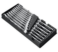 FACOM - Module de 17 Clés Mixtes OGV - MOD.440-1XL - Dimensions 6-22 mm - Matériau Robuste et Durable - Compatible avec le Système de Rangement Modulaire FACOM - Pour Professionnels et Particuliers