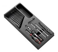 Facom Module douilles 1/4"" 6 pans métriques - 36 pièces - MOD.R161-26