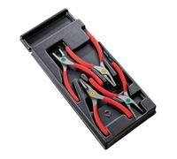 Facom Module plastique Facom - Pince pour circlips, mâchoires droites 4 pcs. Quantité:1