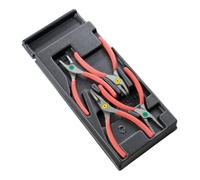 Facom Module plastique Facom - Pince pour circlips, mâchoires droites et courbes 4 pcs. Quantité:1