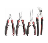 Facom Jeu 4 pinces CPE.A4 - multiprise verrouillage, coupante diagonale, becs 1/2 ronds, universelle