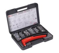 Facom Pince à riveter pour rivets aveugles en aluminium et en acier, rivets aveugles en aluminium (tête standard, tête large) Ø 4 - 4,8 mm Set dans boîte plastique, env. 600 pièces. Quantité:1