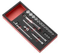 FACOM PM.MODJ161-3 Plateau Mousse, Noir/Rouge