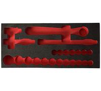 FACOM PM.MODS161-3 Plateau Mousse, Noir/Rouge