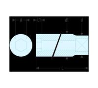 Facom Facom ouille 1/4" 12 pans longue 10 mm Quantité:1