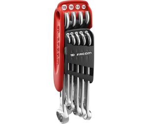 Facom Ring-Maulschluessel-Set 14-tlg Halter