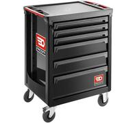 FACOM ROLL.6NM3APB : Chariot d'atelier, 6 tiroirs, noir, verrouillable, système de fermeture en douceur, capacité de charge de 800 kg