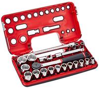 Facom Coffret de douilles S.161DBOX1 1/2" 6 pans métriques – 21 pièces