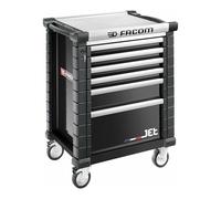 Servante d'atelier vide FACOM JET.6NM3APF - 6 tiroirs - noire