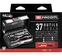 Facom Set d'adaptateurs de douille 1/4\ (6.3 mm) 37 pièces R.161-6P6PB
