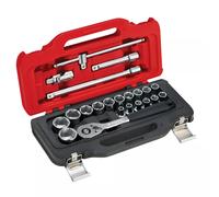 Facom SL.151-EP22PB Coffret De 22 Pièces À Cliquet Et Douilles Dans Mallette Twin Box - 1/2"