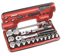 FACOM SL.DBOX501 - Coffret Douilles 1/2" 12 Pans - Detection Box Métriques - 21 Pièces