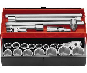 Facom Steckschluessel 3/4Z 6-Kant, Set 22-tl