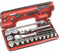 Facom Steckschluessel-Set 1/2Z D-Box, 21-tlg
