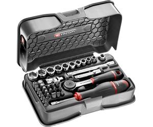 Facom Steckschluessel-Set 1/4Z R.161B, 37-tl