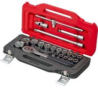 Facom SL.151-EP22PB Coffret De 22 Pièces À Cliquet Et Douilles Dans Mallette Twin Box - 1/2"