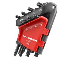 Facom Stiftschluessel Torx, im Halter, 8-tlg