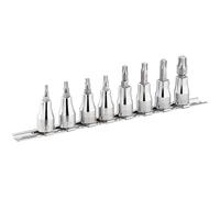 FACOM SX.41 Jeu de 8 Douilles Tournevis sur Rack, Argent