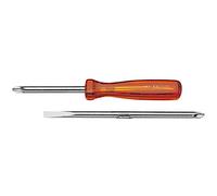 FACOM - Tournevis avec Lame Interchangeable - AMS - Pointe Plate et Phillips - Longueur 165 mm - Chromée Polie - Outillage à Main - Convient à un Usage Professionnel