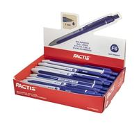 Factis Boîte de présentation 25 stylos encre bleue F6 série S20