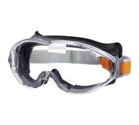 FACULX Lunettes de sécurité anti-buée entièrement fermées pour le ponçage | Lunettes de travail anti-poussière, coupe-vent, visière de protection en polycarbonate, lunettes de sécurité anti-buée