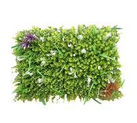FACULX Panneaux de haie artificielle 40x60cm - Panneaux de plantes de buis verts - Clôture de haie de plantes artificielles, Buis Verdure Lierre - Écran de clôture pour l'intimité - Décoration de