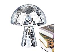 FacynBoule disco - Lumière champignon - Réfléchissante - Décoration d'intérieur argentée - fête d'anniversaire