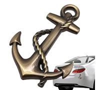FacynLogo d'ancre en métal | Métal Côté Logo Arrière Logo Porte Autocollant Voiture Bateaux Corps Décoratif,Décoration Voiture autocollante Portable et compacte pour otos