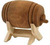 FADEDA Grand tonneau de vin - Hauteur : 5 cm - Peinte à la main - Figurines de crèche détaillées - Décoration de table de Noël
