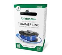 Faden und Kassette für Trimmer Ryobi, Bosch, Stiga, Greenworks - 4 m, 3 Stück