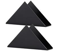 FAELNK 2 PCS Porte-Serviettes de Table Papier Noir 304# Distributeur de Serviettes Table en Acier Inoxydable Porte Serviette Cocktail pour Comptoirs de Cuisine Tables de Dîner
