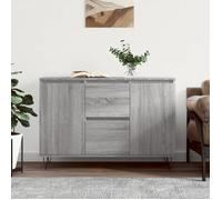 FAF-NEUF* Buffet - Sonoma gris - Vaisselier/Cabinet salon 104x35x70 cm bois d'ingénierie JUIN53930355
