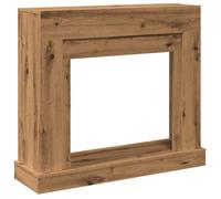 FAF-NEUF* Cadre de cheminée/Entretien facile - Chêne artisanal - 100x30x87,5cm bois ingénierie JUIN828208