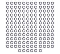 Fafeicy 150Pcs Rondelles plates Assortiment Kit, M2 M2.5 M3 M4 M5 M6 M8 M10 M12, DIN125 Rondelles Plates en Acier Inoxydable pour Fabrication Industrielle, Maintenance Automobile, Décoration de
