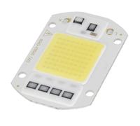 Fafeicy 220V COB LED Source Lumineuse, 50W Haute Tension Blanc Chaud | Connexion directe 220 V sans pilote, puce intégrée de 5 000 lumens, grand angle de faisceau de 120 degrés, support en