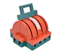 Fafeicy 4P 63A Interrupteur de sécurité à Double Jet Industriel | Double contrôle de transfert de puissance, isolation du circuit 380 V, base ignifuge, contacts à lame en cuivre, pour