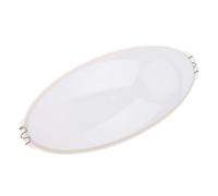Fafeicy Abat-Jour de Lampe de Sauna, Abat-Jour de Sauna Antidéflagrant en PP, Couvercle de Lumière 220 V 3 W avec Vis, Couvercle de Lampe Haute Température pour, Salle de Bain, Hammam