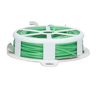Fafeicy Attache Torsadée pour Plantes, Attaches de Fil pour Plantes, Rouleau de Serre-câbles en Plastique et Fil d'acier, Surface Brillante, Distribution Facile avec Coupe- pour (20m)