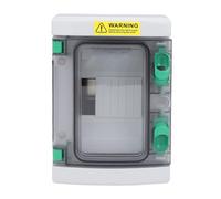 Fafeicy Boîtier de Jonction électrique étanche IP66, Coffret de Distribution Extérieur avec Couvercle Transparent, 4 Circuits pour Usage Industriel