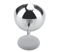 Fafeicy Bol à Dessert en Acier Inoxydable, Bol à Dessert de qualité Alimentaire, Empilable, Lavable en Machine, Grand ou Court, pour Crème Glacée, Sorbet, Salade, Crème Anglaise (Grand)