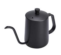 Fafeicy Bouilloire à café à Col de Cygne en Acier Inoxydable 304, Bec Long et étroit, Pot d'égouttage de 350 Ml à 600 Ml pour la Maison, le Bureau, le Camping et la Préparation du café filtré (600